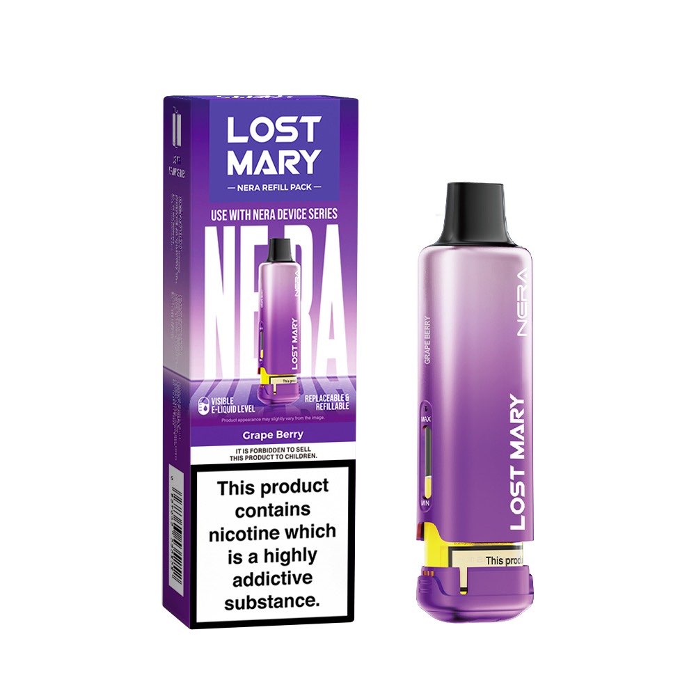 GRAPE BERRY - LOST MARY NERA 15K REPLACEMENT PREFILLED POD