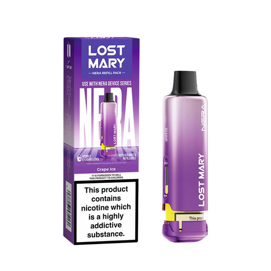 GRAPE ICE - LOST MARY NERA 15K REPLACEMENT PREFILLED POD