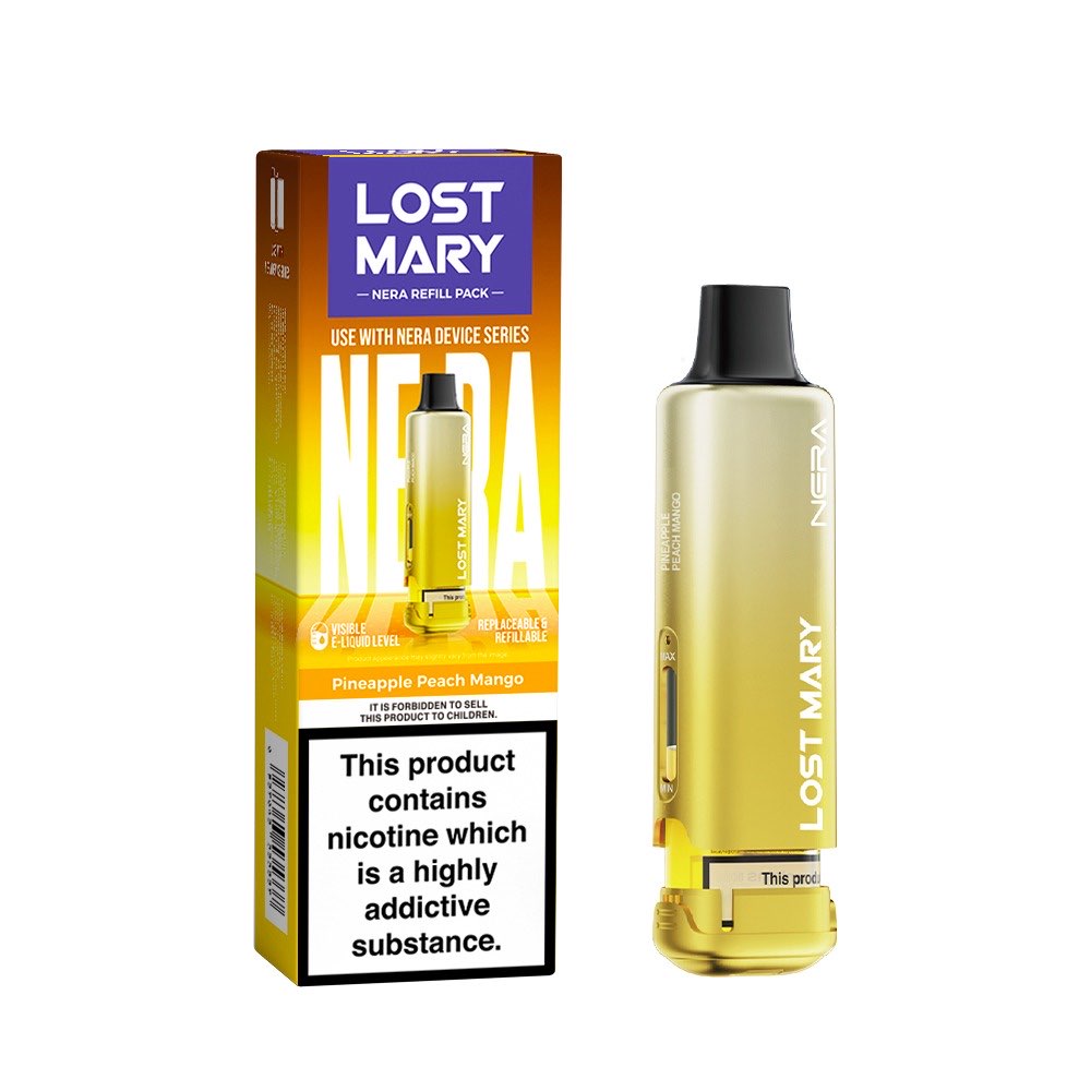 PINEAPPLE PEACH MANGO - LOST MARY NERA 15K REPLACEMENT PREFILLED POD