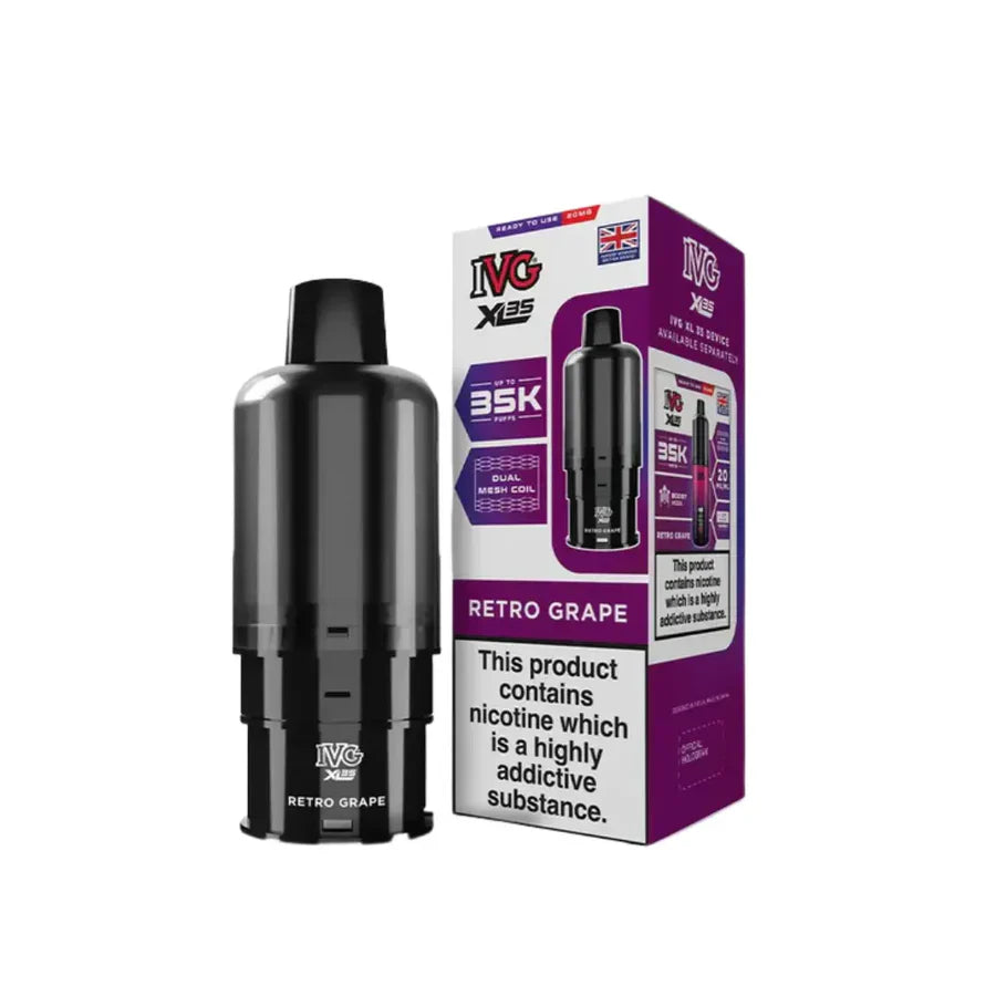 IVG XL35 Retro Grape Pre-Filled Pod