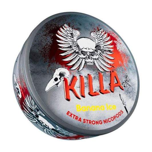 KILLA BANANA ICE NICOTINE POUCHES - 20PCS | 30PCS - 8MG | 12.8MG - VapePure