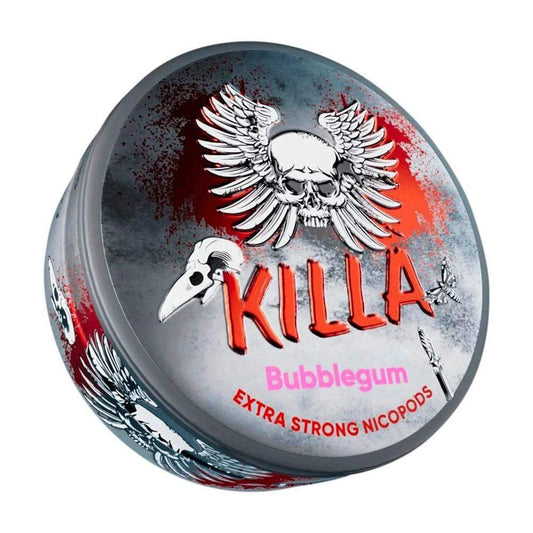 KILLA BUBBLEGUM NICOTINE POUCHES - 20PCS - 12.8MG - VapePure