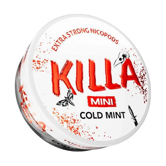KILLA COLD MINT NICOTINE POUCHES - 20PCS | 30PCS - 8MG | 12.8MG - VapePure