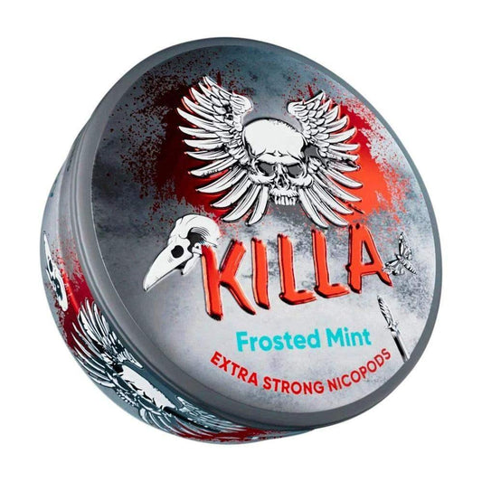 KILLA FROSTED MINT NICOTINE POUCHES - 20PCS - 12.8MG - VapePure