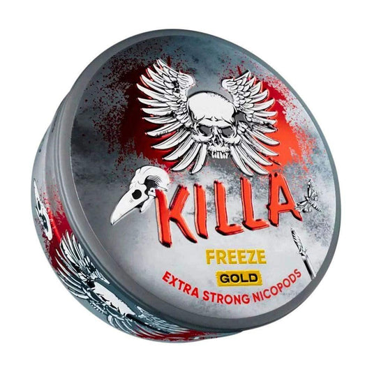 KILLA GOLD FREEZE NICOTINE POUCHES - 20PCS - 12.8MG - VapePure