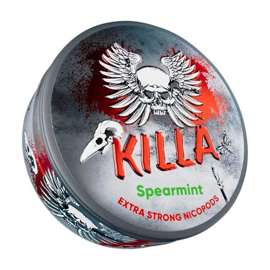 KILLA SPEARMINT NICOTINE POUCHES - 20PCS - 12.8MG - VapePure