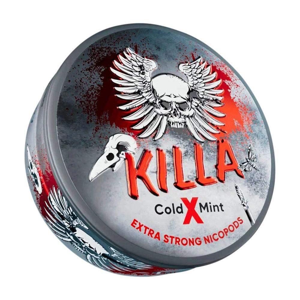 KILLA X COLD MINT NICOTINE POUCHES - 20PCS - 12.8MG - VapePure