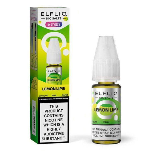 LEMON LIME 10ML E LIQUID NICOTINE SALT BY ELFLIQ - ELFBAR - VapePure