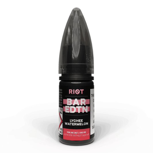 LYCHEE WATERMELON - BAR EDTN - 10ML NIC SALT E-LIQUID - 5MG | 10MG | 20MG BY RIOT SQUAD - VapePure