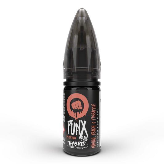 MANGO, PEACH & PINEAPPLE - PUNX BY RIOT - 10ML NIC SALT E-LIQUID - 5MG | 10MG | 20MG BY RIOT SQUAD - VapePure