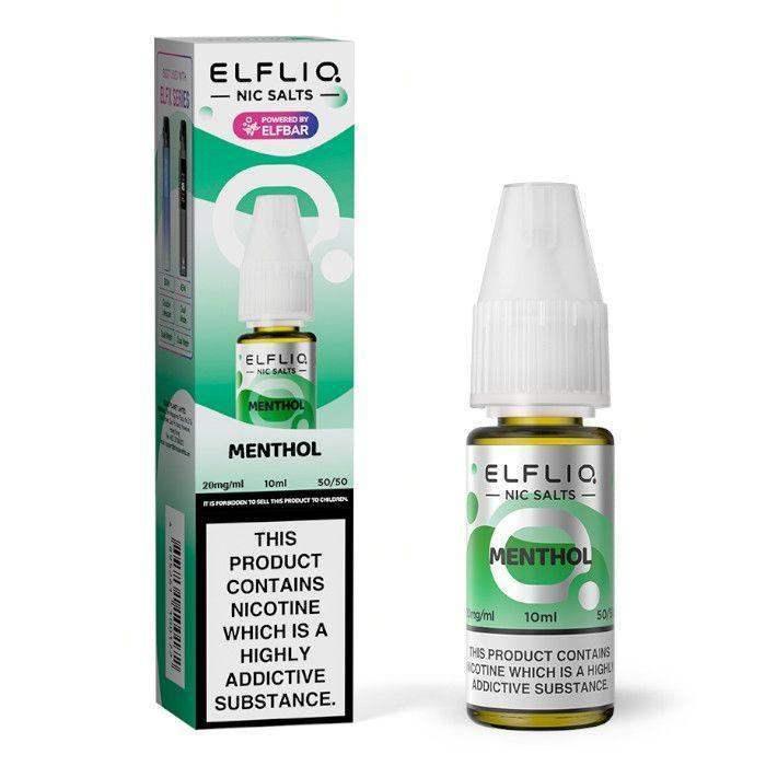 MENTHOL 10ML E LIQUID NICOTINE SALT BY ELFLIQ - ELFBAR - VapePure