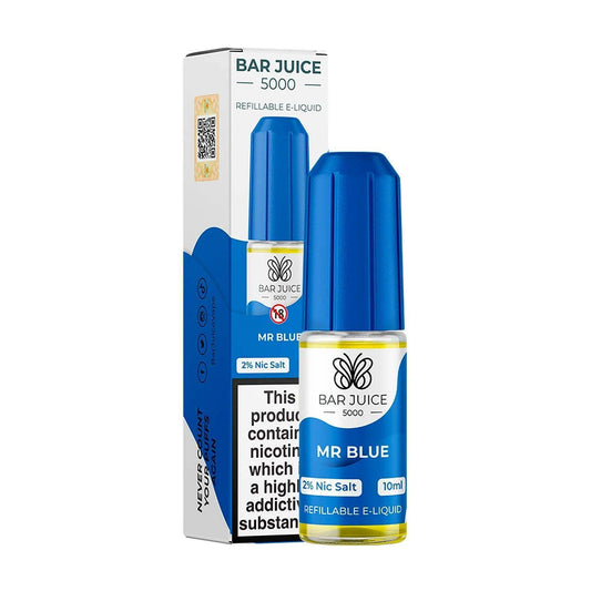 MR BLUE 10ML E LIQUID NICOTINE SALT BY BAR JUICE 5000 - VapePure