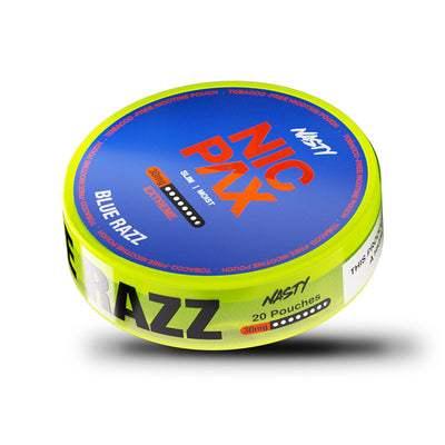 BLUE RAZZ NIC PAX NICOTINE POUCHES - 20PCS - 16MG | 30MG - VapePure