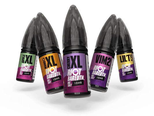 NEW! BUNDLE 5 NEW FLAVOURS - BAR EDTN - 10ML NIC SALT E-LIQUID - 5MG | 10MG | 20MG BY RIOT SQUAD - VapePure