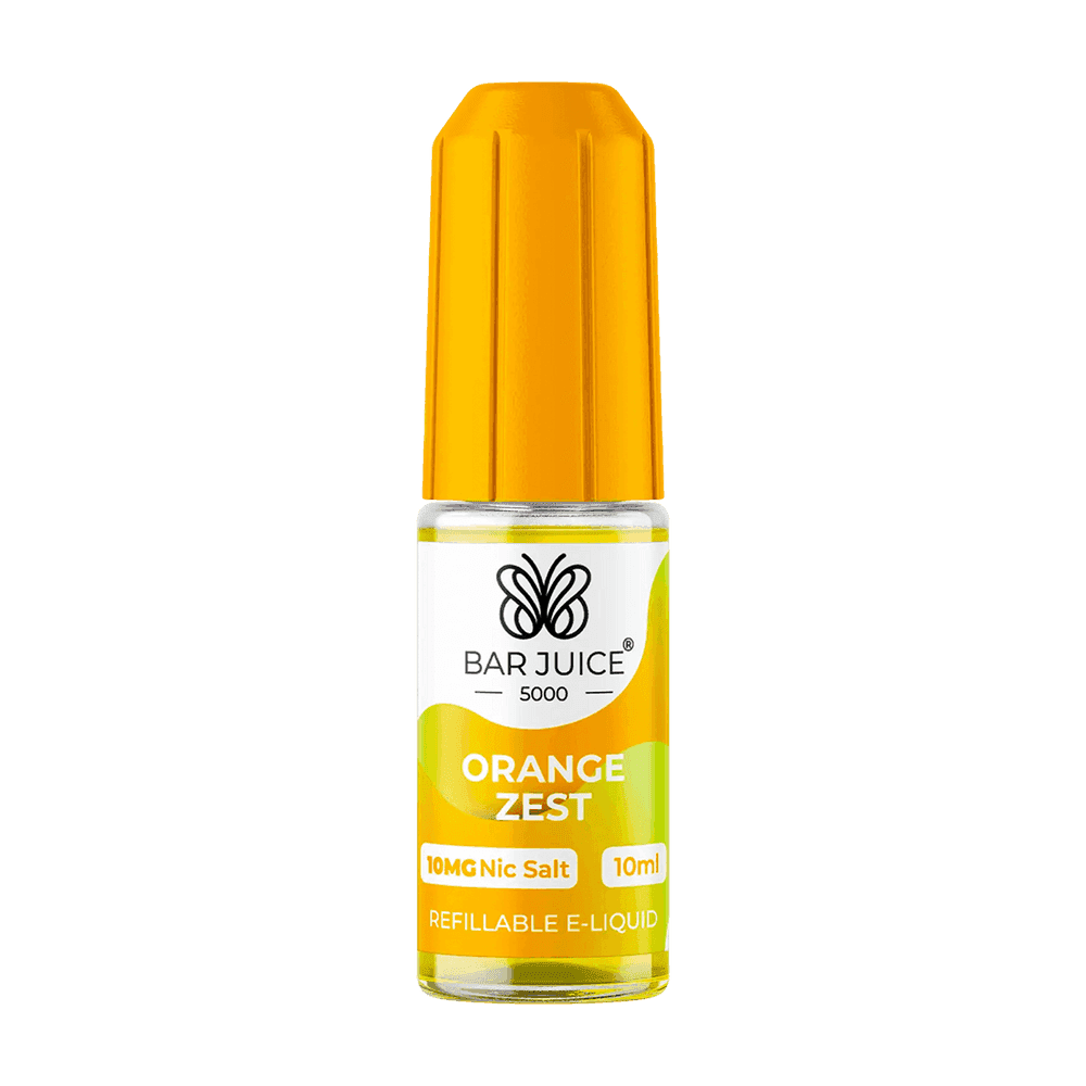 ORANGE ZEST 10ML E LIQUID NICOTINE SALT BY BAR JUICE 5000 - 5MG|10MG|20MG - VapePure