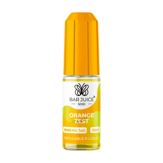 ORANGE ZEST 10ML E LIQUID NICOTINE SALT BY BAR JUICE 5000 - 5MG|10MG|20MG - VapePure