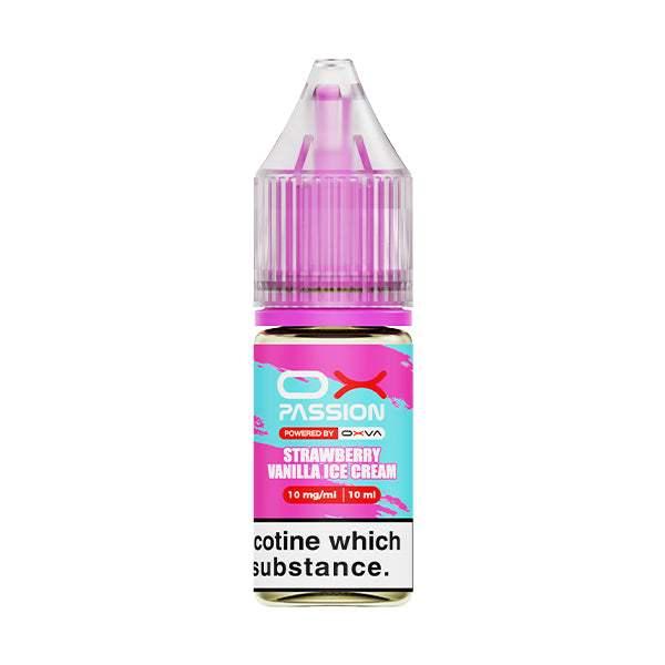 STRAWBERRY VANILLA ICE CREAM 10ML NIC SALT BY OXVA OX PASSION 10MG(1%) | 20MG(2%) - VapePure
