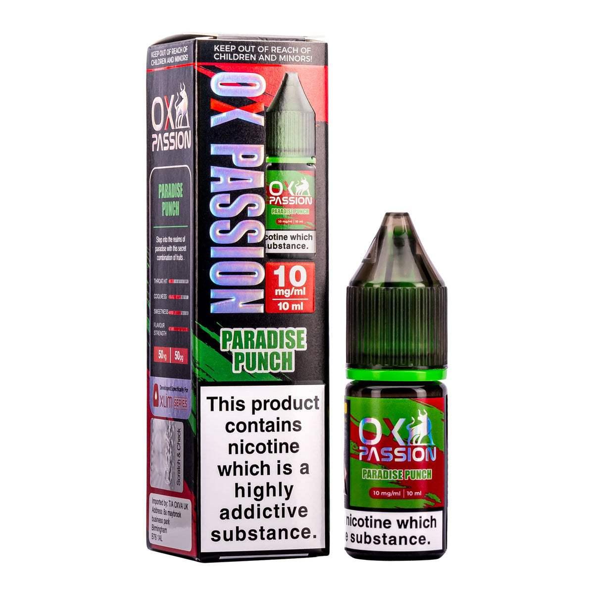 PARADISE PUNCH 10ML NIC SALT BY OXVA OX PASSION 10MG(1%) | 20MG(2%) - VapePure