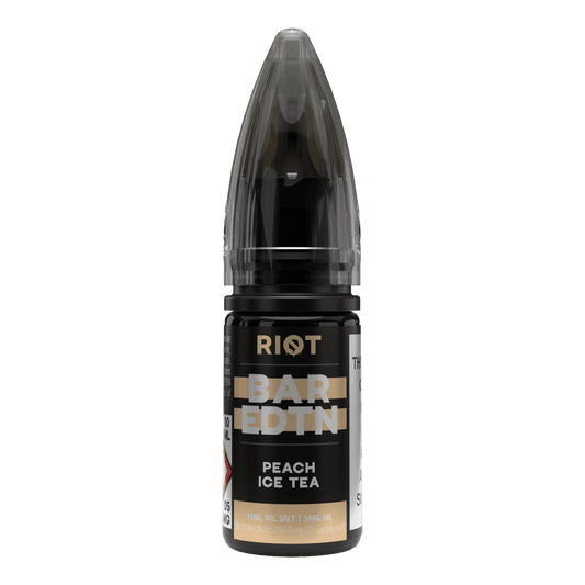 PEACH ICE TEA - BAR EDTN - 10ML NIC SALT E-LIQUID - 5MG | 10MG | 20MG BY RIOT SQUAD - VapePure