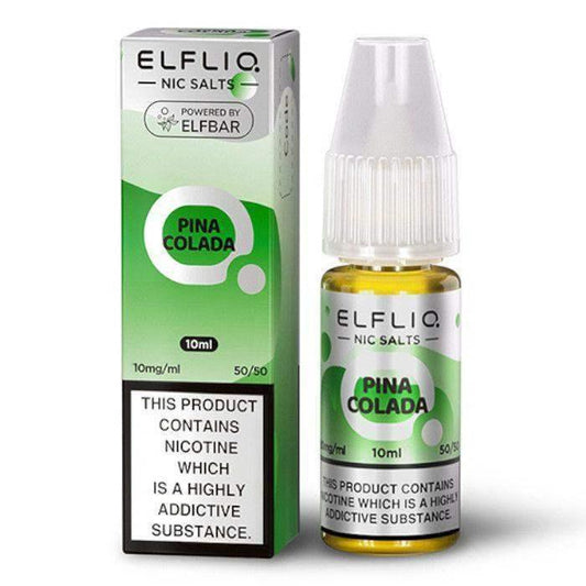 PINA COLADA 10ML E LIQUID NICOTINE SALT BY ELFLIQ - ELFBAR - VapePure