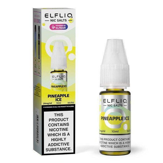 PINEAPPLE ICE 10ML E LIQUID NICOTINE SALT BY ELFLIQ - ELFBAR - VapePure