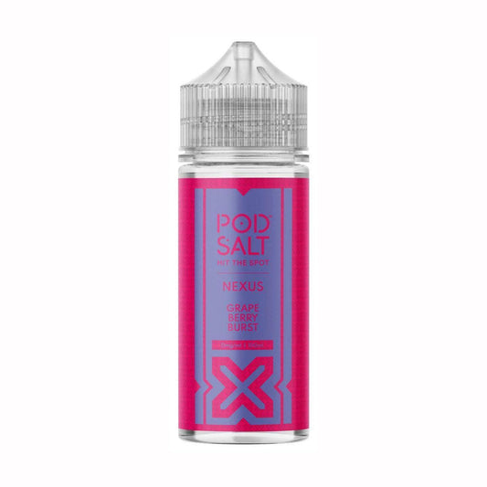 POD SALT NEXUS GRAPE BERRY BURST 100ML SHORTFILL E-LIQUID - VapePure