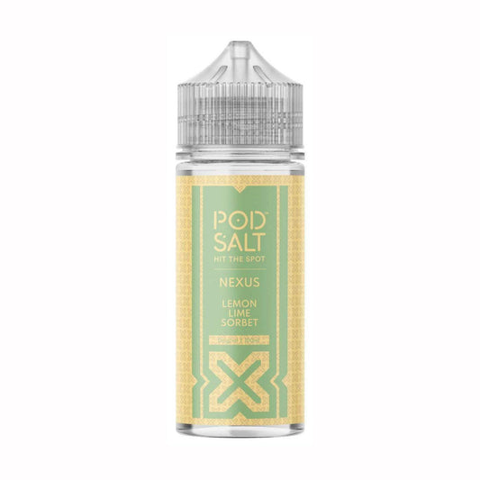 POD SALT NEXUS LEMON LIME SORBET 100ML SHORTFILL E-LIQUID - VapePure