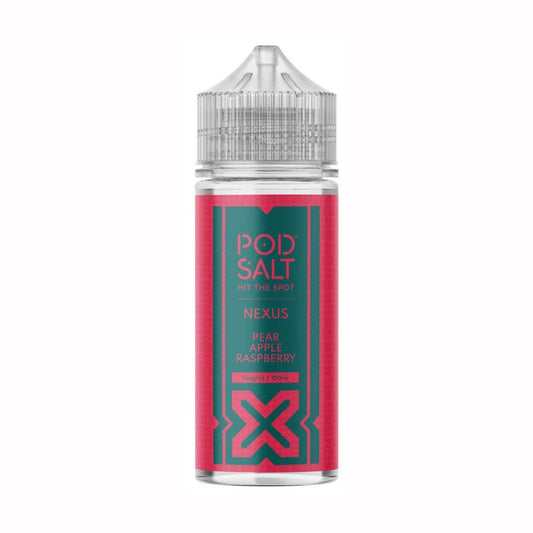 POD SALT NEXUS PEAR APPLE RASPBERRY 100ML SHORTFILL E-LIQUID - VapePure