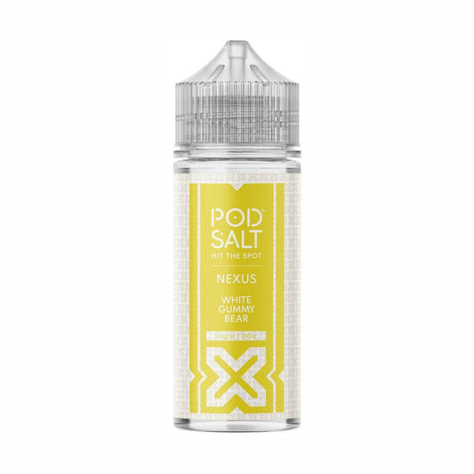 POD SALT NEXUS WHITE GUMMY BEAR 100ML SHORTFILL E-LIQUID - VapePure