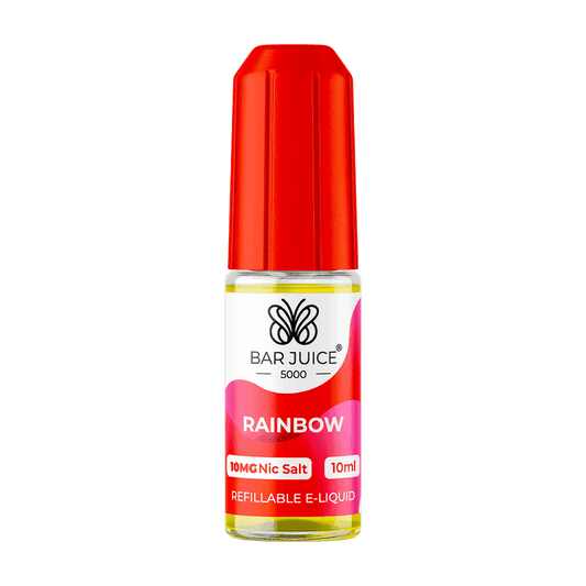 RAINBOW 10ML E LIQUID NICOTINE SALT BY BAR JUICE 5000 - 5MG|10MG|20MG - VapePure