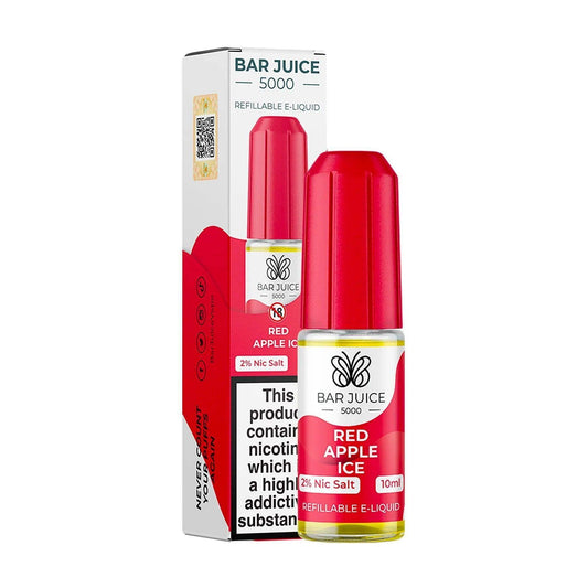 RED APPLE ICE 10ML E LIQUID NICOTINE SALT BY BAR JUICE 5000 - VapePure