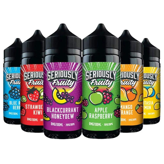 SERIOUSLY FRUITY 100ML SHORT FILL E-LIQUID BY DOOZY - VapePure