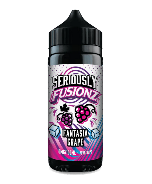 SERIOUSLY FUSIONZ - FANTASIA GRAPE 100ML SHORT FILL E-LIQUID BY DOOZY - VapePure