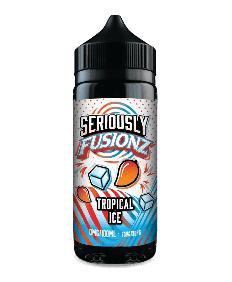 SERIOUSLY FUSIONZ - TROPICAL ICE 100ML SHORT FILL E-LIQUID BY DOOZY - VapePure