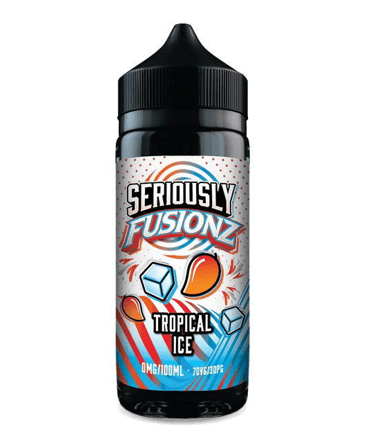 SERIOUSLY FUSIONZ - TROPICAL ICE 100ML SHORT FILL E-LIQUID BY DOOZY - VapePure