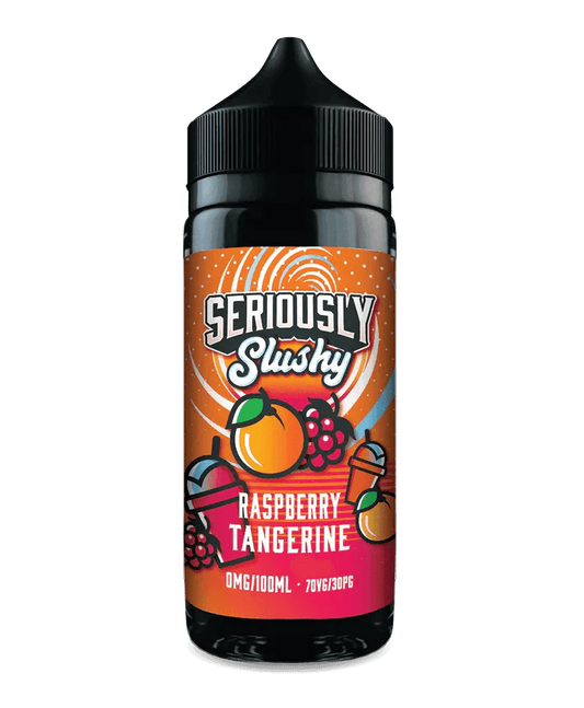 SERIOUSLY SLUSHY - RASPBERRY TANGERINE 100ML SHORT FILL E-LIQUID BY DOOZY - VapePure