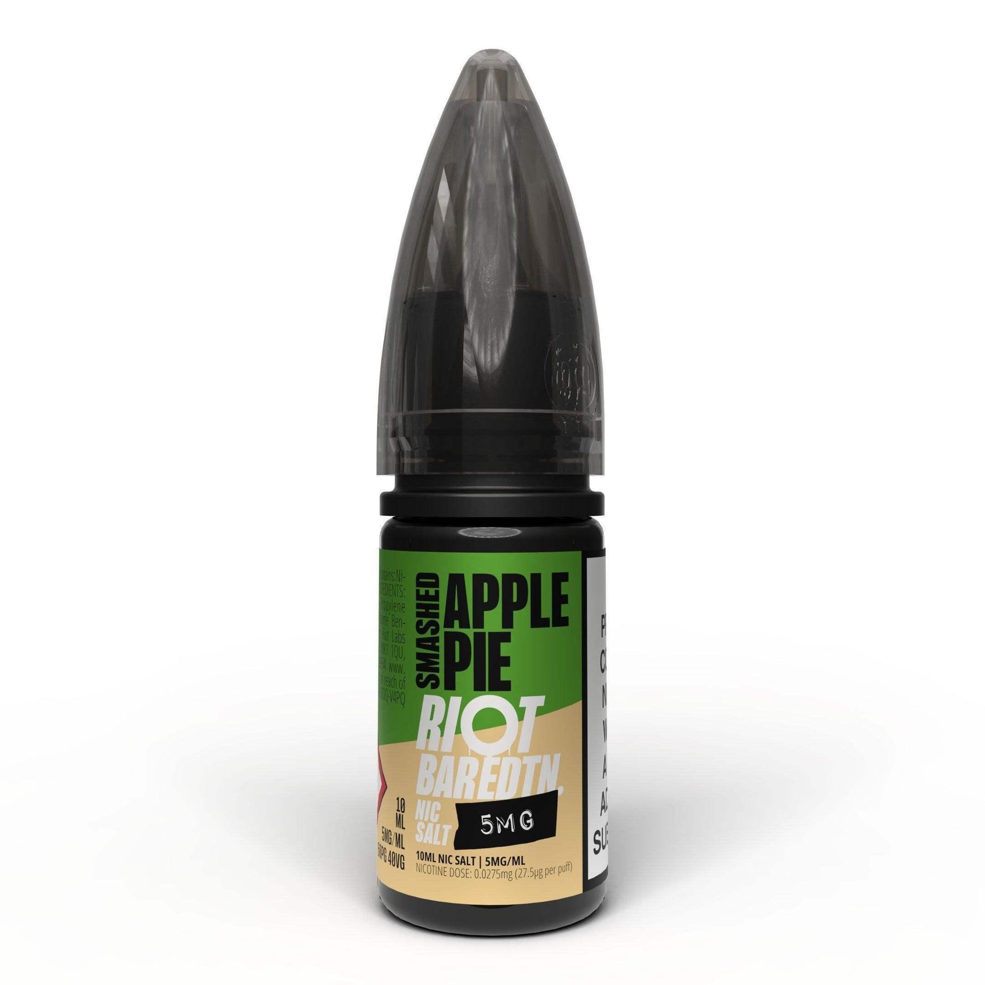 SMASHED APPLE PIE - BAR EDTN - 10ML NIC SALT E-LIQUID - 5MG | 10MG | 20MG BY RIOT SQUAD - VapePure
