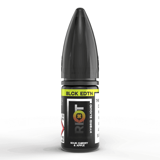 SOUR CHERRY & APPLE 10ML NIC SALT E-LIQUID - BLCK EDTN - 5MG | 10MG | 20MG BY RIOT SQUAD - VapePure