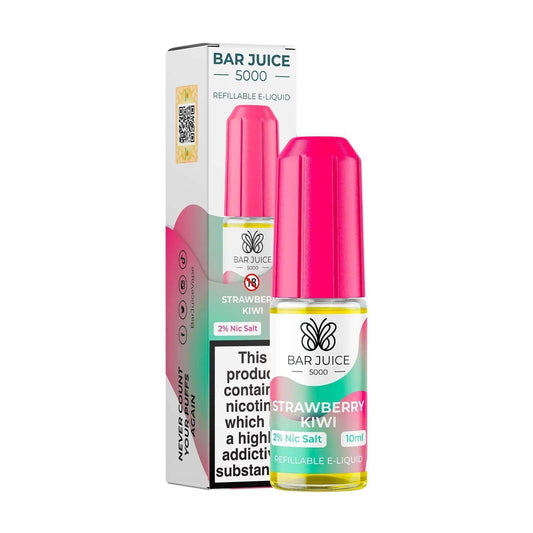 STRAWBERRY KIWI 10ML E LIQUID NICOTINE SALT BY BAR JUICE 5000 - VapePure