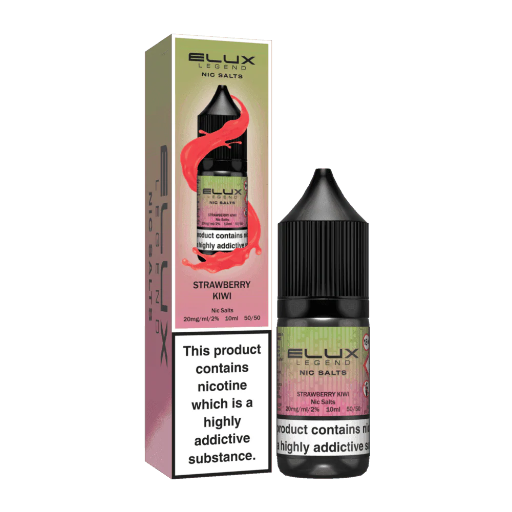 STRAWBERRY KIWI 10ML NIC SALT BY ELUX LEGEND 10MG(1%) | 20MG(2%) - VapePure