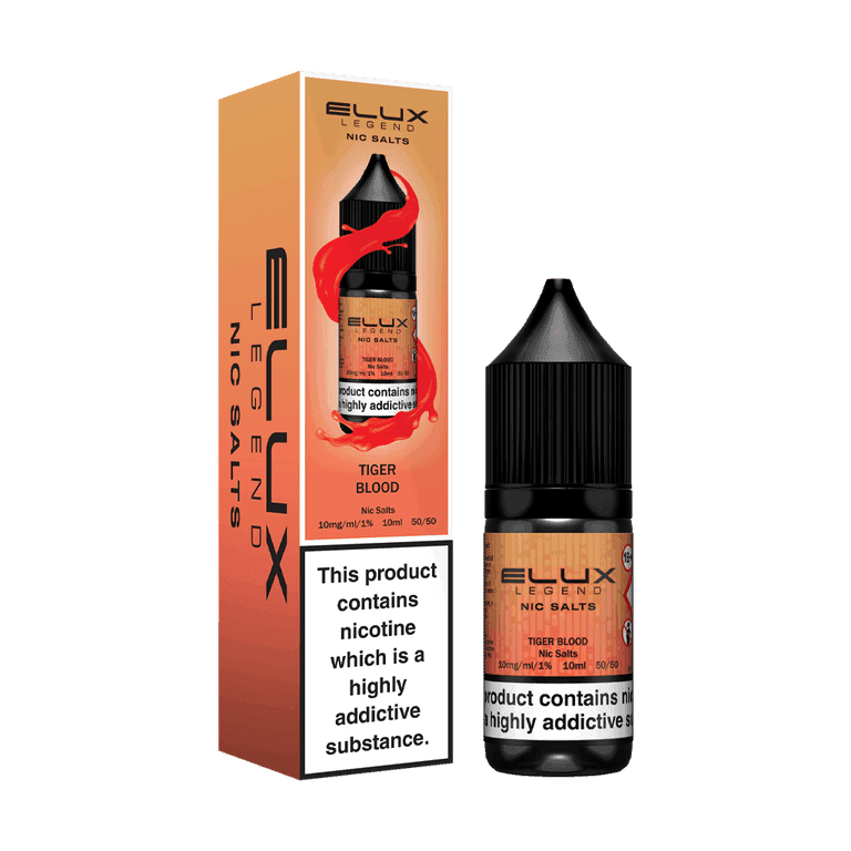 TIGER BLOOD 10ML NIC SALT BY ELUX LEGEND 10MG(1%) | 20MG(2%) - VapePure