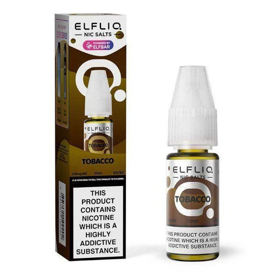 TOBACCO 10ML E LIQUID NICOTINE SALT BY ELFLIQ - ELFBAR - VapePure