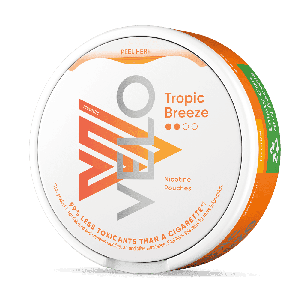 TROPIC BREEZE NICOTINE POUCHES BY VELO - VapePure