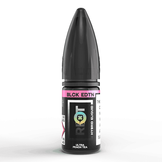 ULTRA PEACH TEA 10ML NIC SALT E-LIQUID - BLCK EDTN - 5MG | 10MG | 20MG BY RIOT SQUAD - VapePure