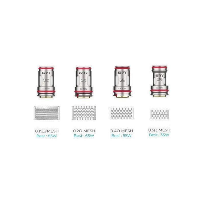 VAPORESSO GTI REPLACEMENT MESH COILS - PACK OF 5 - VapePure