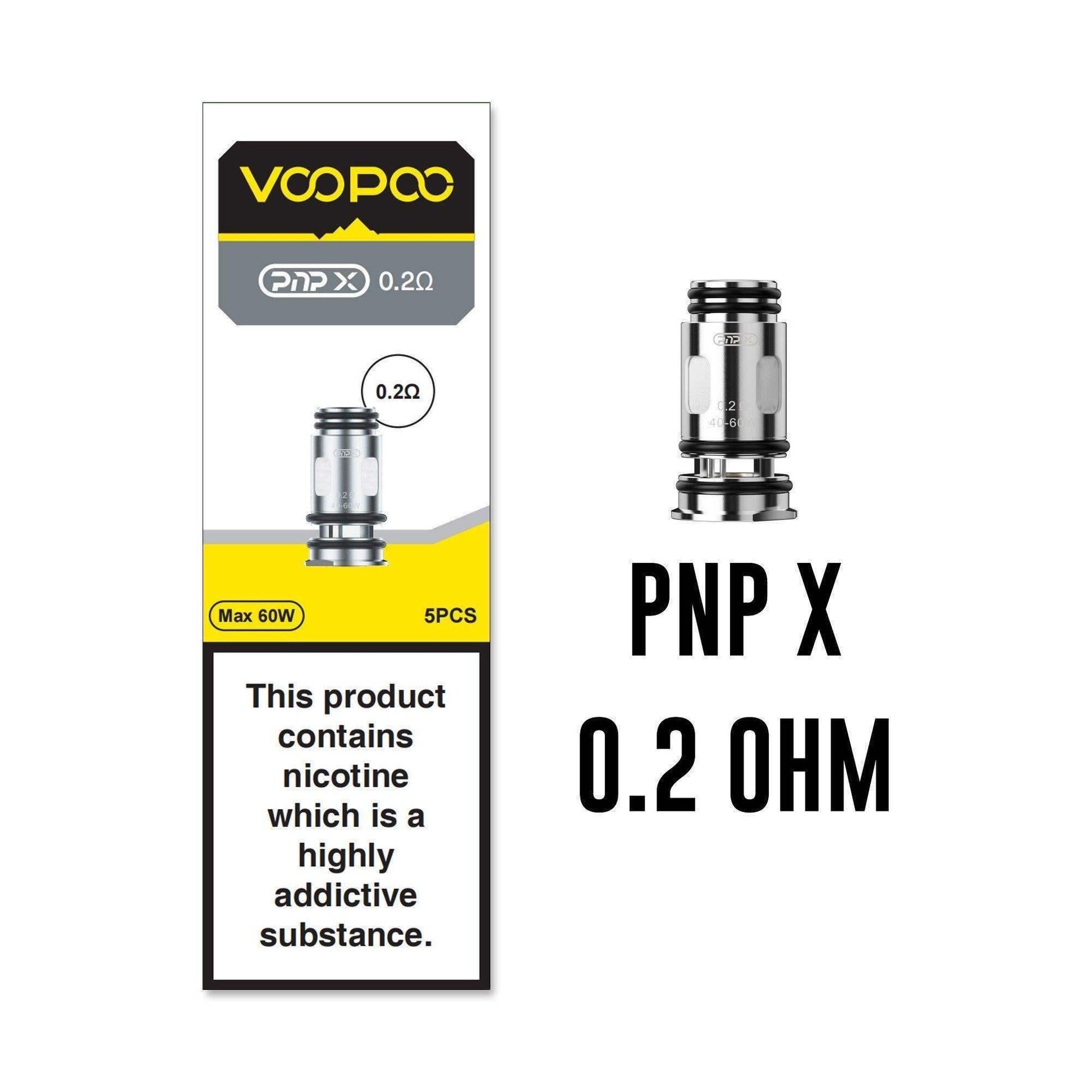 VOOPOO PNP X REPLACEMENT COILS - PACK OF 5 - VapePure