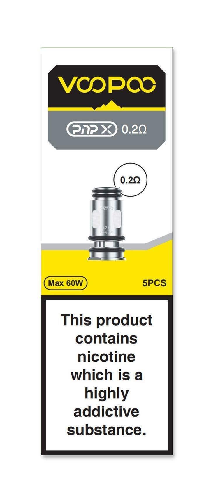 VOOPOO PNP X REPLACEMENT COILS - PACK OF 5 - VapePure