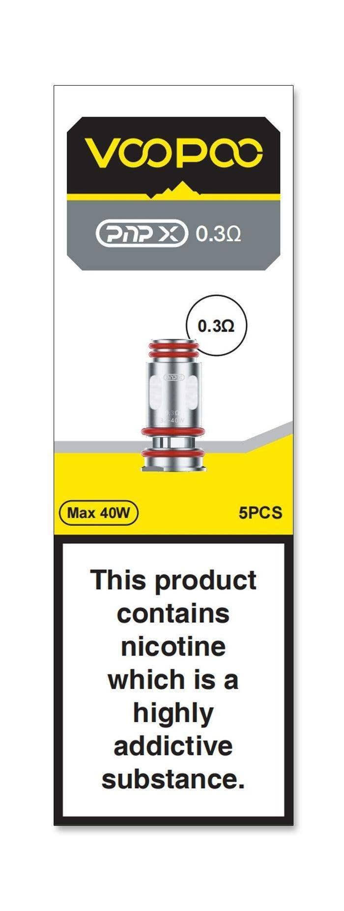 VOOPOO PNP X REPLACEMENT COILS - PACK OF 5 - VapePure