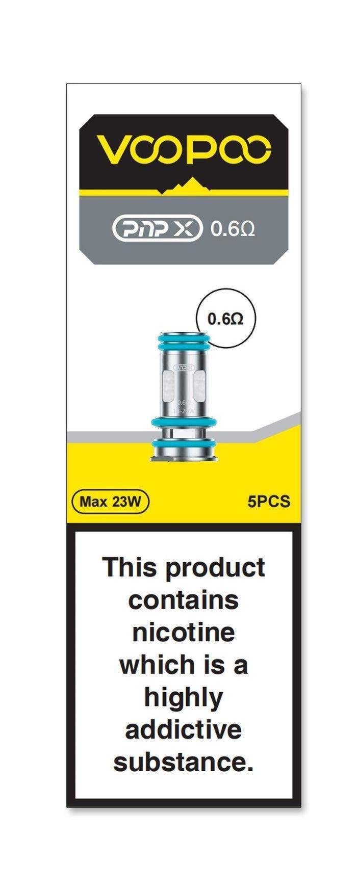 VOOPOO PNP X REPLACEMENT COILS - PACK OF 5 - VapePure