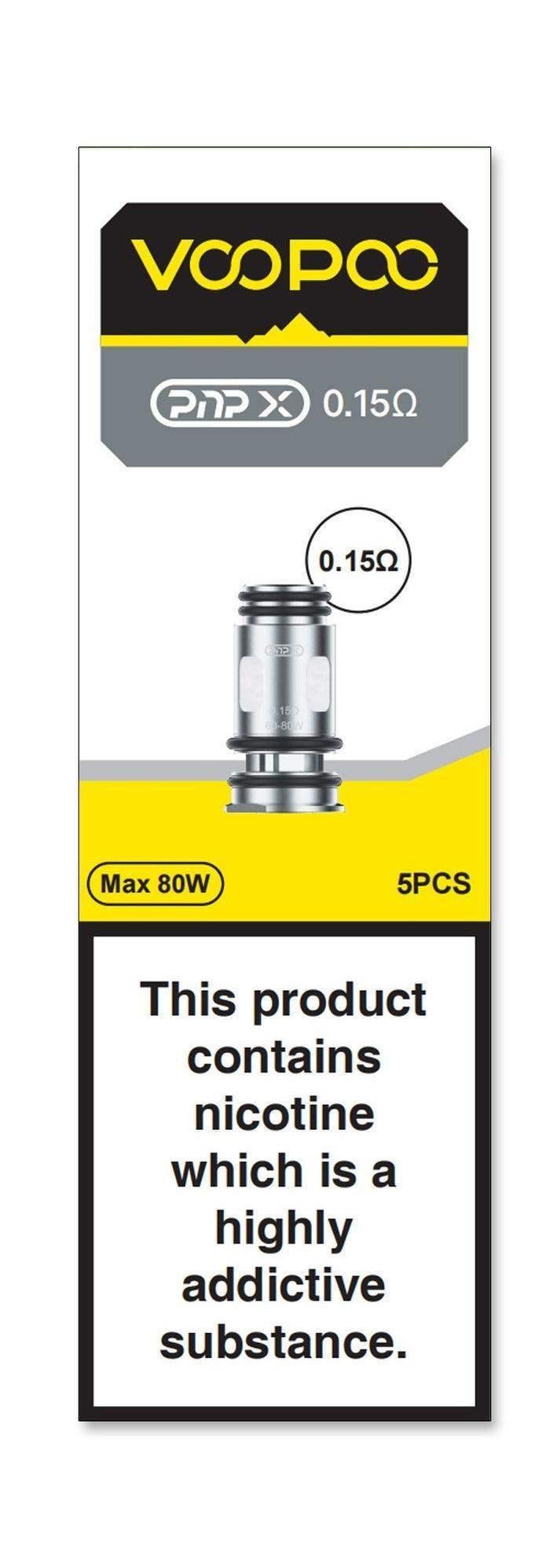 VOOPOO PNP X REPLACEMENT COILS - PACK OF 5 - VapePure